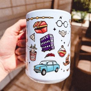 Potter Coffee Mug Wizard Gift 15 Ounces